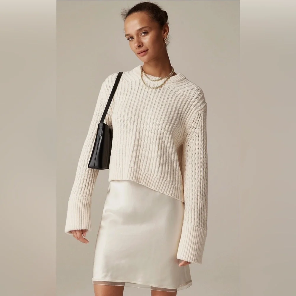 NWT J. Crew Heritage Fisherman Sweater